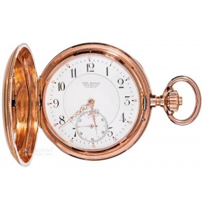 Carl Heisler - Union, Monogrammed pocket watch (19th/20th century).