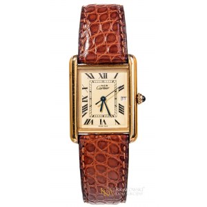 Cartier, náramkové hodinky s remienkom