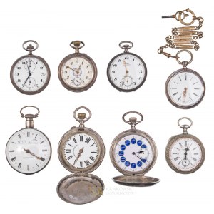 Manufaktura (XIX/XX w.), Zestaw srebrnych zegarków kieszonkowych