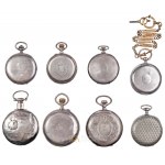 Manufacture (19th/20th century), Set of silver pocket watches