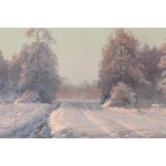 Wiktor Korecki (1890 Kamieniec Podolski - 1980 Milanówek near Warsaw), Winter Afternoon