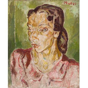 Maria Melania Mutermilch Mela Muter (1876 Warsaw - 1967 Paris), Portrait of a girl in a pink blouse, ca1950