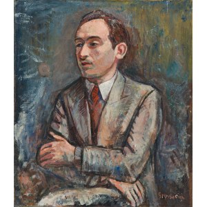 Natan (Nathan) Grunsweigh (Grunsweig) (1880 Kraków - 1956 Paryż), Portret mężczyzny