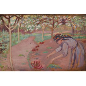 Leon Kowalski (1870 Kiev - 1937 Krakow), In the Garden