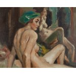 Author unrecognized (20th century), Nude in front of a mirror