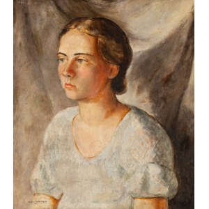 Jan Stasiniewicz (1907 - 1966), Portret żony artysty, 1935