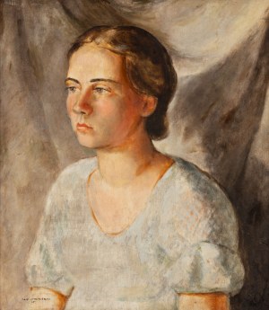 Jan Stasiniewicz (1907 - 1966), Portret żony artysty, 1935
