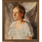 Jan Stasiniewicz (1907 - 1966), Porträt der Frau des Künstlers, 1935