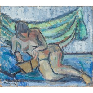 Edward Matuszczak (1906 Tymbark - 1965 Paris), Nude of a reader, 1938