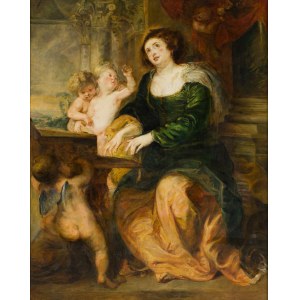 Autor nierozpoznany (XIX/XX w.), Św. Cecylia, według Petera Paula Rubensa