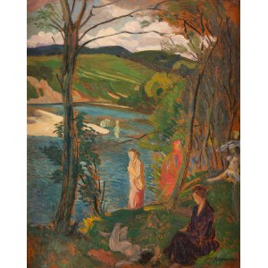 Michał Maksymilian Rekucki (1884 Nowy targ - 1971 Kraków), By the Lake