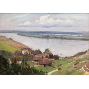 Włodzimierz Nałęcz (1865 Kijów - 1946 Jeruzal k. Skierniewic), Mięćmierz (Wioska nad Wisłą), 1913