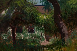 Jadwiga Tetmajer-Naimska (1891 - 1973 Londyn), W sadzie