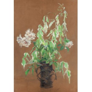 Tadeusz Styka (1889 Kielce - 1954 New York), White flowers