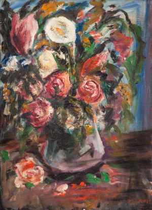 Arthur Degner (1888 Gumbinnen - 1972 Berlin), Kwiaty w wazonie, 1922