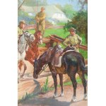 Stanislaw Kaczor-Batowski (1866 Lviv - 1946 Lviv), Watering horses