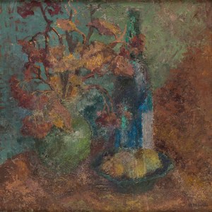 Hanna Michalska (1903 - 1975), Still Life with Rowan, 1973