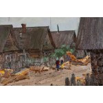 Vladimir Stozharov (1926 - 1973 ), Cottages in the village