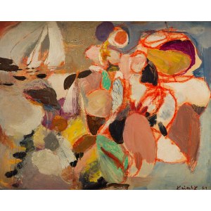 Ludwik Klimek (1912 Skoczów - 1992 Frankreich), Abstrakte Komposition, 1961