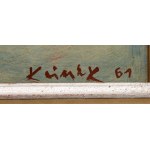 Ludwik Klimek (1912 Skoczów - 1992 Francja), Kompozycja abstrakcyjna, 1961