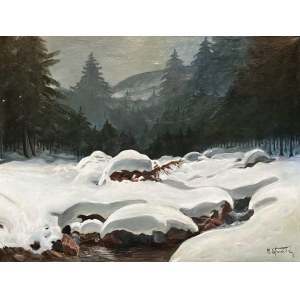 Michał STAŃKO (1901-1969), Winter Landscape