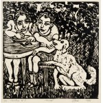 Władysław Rząb (1910 Zgierz - 1992 Łódź), Na działce, 1976
