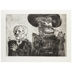 Ryszard Grazda (ur. 1952), Pan Picasso i ja, 1986