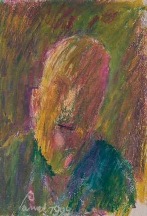 Jerzy Panek (1918 Tarnów-2001 Kraków), Autoportret, 1999