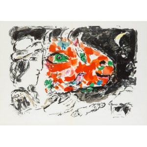 Marc Chagall (1887 Łoźno k. Witebska-1985 Saint-Paul de Vence), Bez tytułu