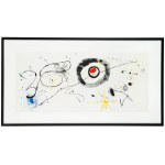 Joan Miró (1893 Barcelona - 1983 Palma de Mallorca), Überquerung des Spiegels, 1963