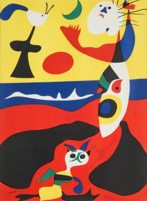 Joan Miró (1893 Barcelona - 1983 Palma de Mallorca), L'ete (lato), 1938