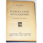 SLIWIŃSKI- POWSTANIE STYCZNIOWE wyd.1920 bindend Zjawiński