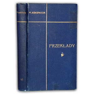 KONOPNICKA - POEZYE W NOWYM UKŁADZIE IV. PRZEKŁADY. wyd.1 z 1904r.
