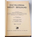 MARCUSE; HIGIER- ENCYKLOPEDIA WIEDZY SEKSUALNEJ t.1-4 [komplet w 4 wol.] wyd.1937