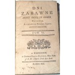 GOMEZ - ZÁBAVNÉ DNY díl VI, vydání 1791