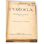 KOSSAK SZCZUCKA- POŻOGA. Erinnerungen aus Wolhynien 1917-1919, veröffentlicht 1922