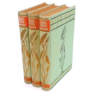 ASNYK - DZIEŁA POETYCKIE sv. 1-3 [komplet ve 3 svazcích].