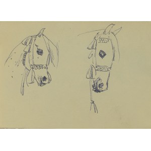 Ludwik MACIĄG (1920-2007), Horse's head in two shots