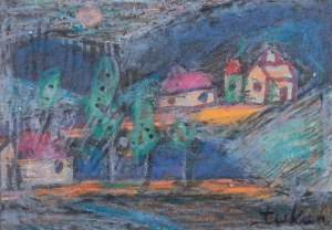 Eugeniusz TUKAN-WOLSKI (1928-2014), Pejzaż wieczorny