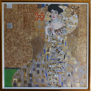 Adam Job ( 1966), Zlatá Adéla - kópia obrazu Gustava Klimta, 2019/2020