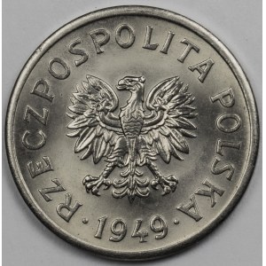 PRL. PRÓBA Nikiel. 20 gr. 1949.