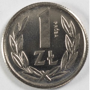 PRL. SAMPLE Nickel. 1 zl. 1989.