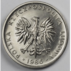PRL. PROBE Nickel. 5 zl. 1986.