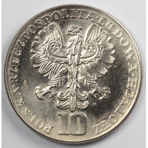 PRL. PROBE Nickel. 10 zl. SKŁODOWSKA-CURIE, 1967.
