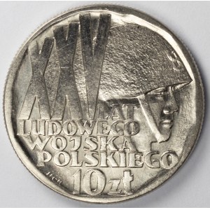 PRL. PROBE Nickel. 10 zl. POLNISCHE ARMEE, 1968.