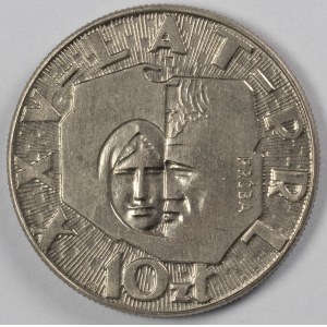 PRL. SAMPLE Nickel. 10 zl. XXV YEARS OF THE PRL, 1969.