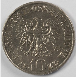 PRL. PROBE Nickel. 10 zl. KOPERNIKUS, 1973.