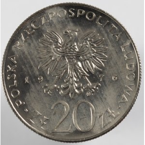PRL. PROBE Nickel. 20 zl. PRL HAUSHALTSGESETZE, 1976.