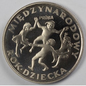 PRL. PROBE Nickel. 20 zl. BESSER. JAHR DES KINDES, 1979.