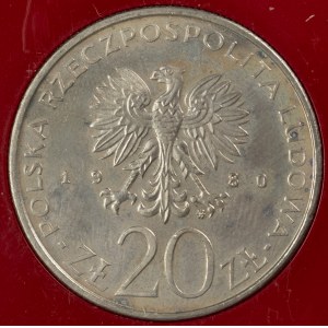 PRL. PROBE Nickel. 20 zl. 1905 - BOOT, 1980.